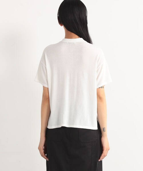 「EDITION」 半袖ニット 34 レッド系その他 レディース_画像7