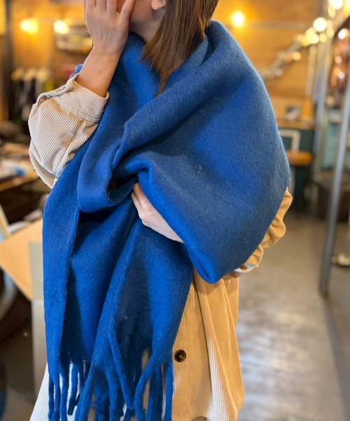 ARCADE（アーケード） マフラー ストール 大判 ボリュームフリンジ