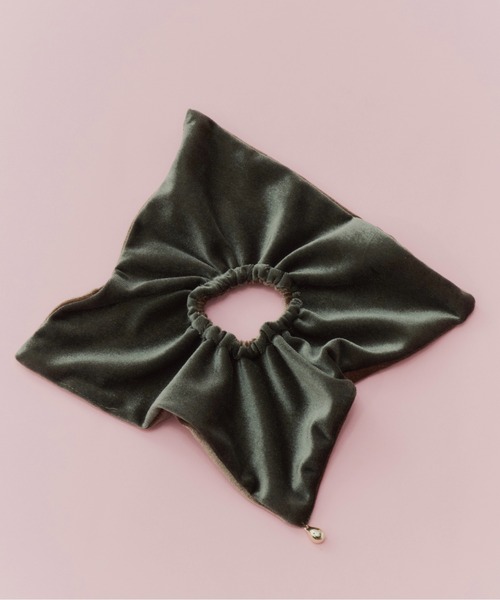 シュシュ Su1.（スイ） シュシュ 「Su1.」リバーシブルベロアシュシュ