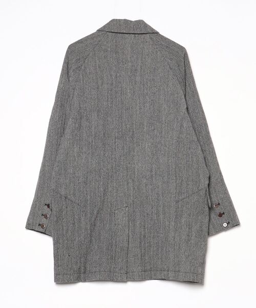 「MOBSTYLES」 ステンカラーコート L グレー メンズ_画像2