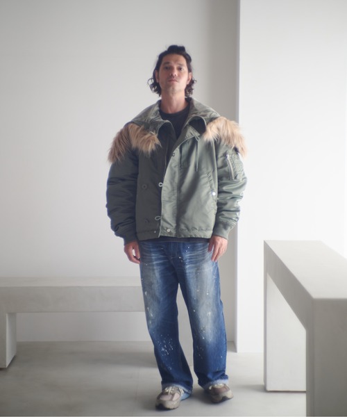 ADAM PATEK（アダムパテック） ワイドパンツ ジーンズ デニム デニム