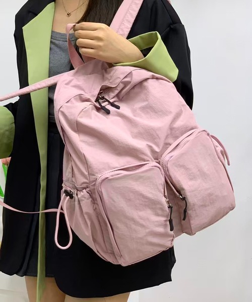 NuNuNa デイバック リュック 「NuNuNa」マルチポケット バックパック