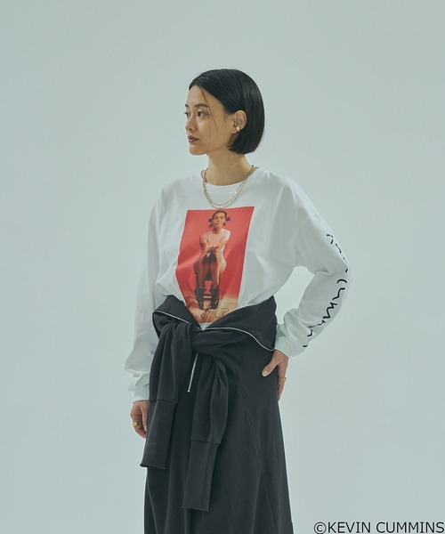 ROSE BUD（ローズバッド） tシャツ (CREOLME)KEVIN CUMMINS PHOTO L/S