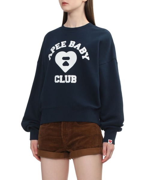 エイピー APEE BABY PRINT SWEAT SHIRT トレーナー S A BATHING APE（アベイシングエイプ） トレーナー スウェット APEE