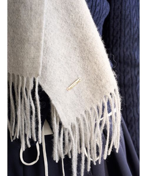 SNIDEL（スナイデル） マフラー ストール カシミア混ロングリボン