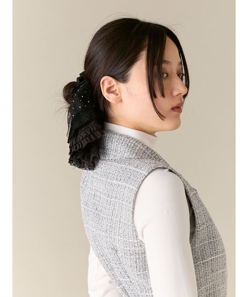 LILY BROWN（リリーブラウン） シュシュ ハーフフリルシュシュ