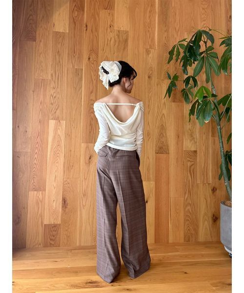 LILY BROWN（リリーブラウン） シュシュ ハーフフリルシュシュ