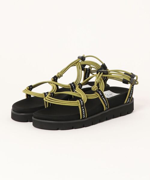 LANVIN en Bleu 「LANVIN Bleu」 フラットサンダル S(22.5cm) ライト