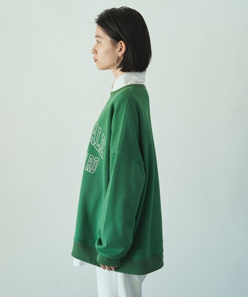 「LOUNGEDRESS」 スウェットカットソー FREE グリーン レディース_画像3