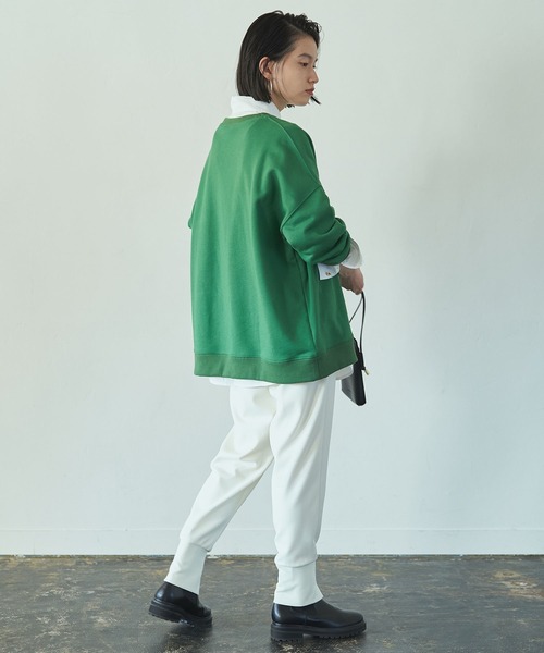 「LOUNGEDRESS」 スウェットカットソー FREE グリーン レディース_画像4