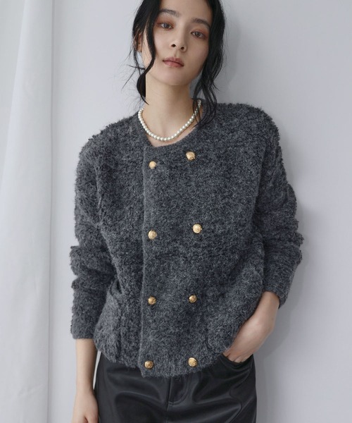 ELFRANK カーディガン 「2025AW」ループニット カーディガン ループ