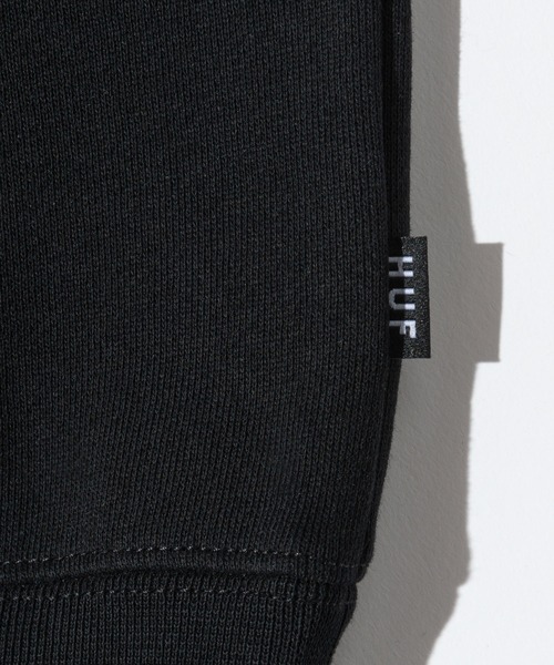 HUF（ハフ） パーカー HUF ALL CAPS F/Z HOODIE オールキャップス