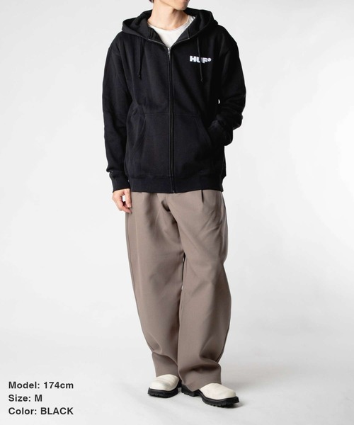 HUF（ハフ） パーカー HUF ALL CAPS F/Z HOODIE オールキャップス