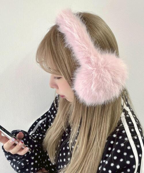 WEGO（ウィゴー） 耳当て イヤーマフ WEGO/カラーファーイヤーマフ