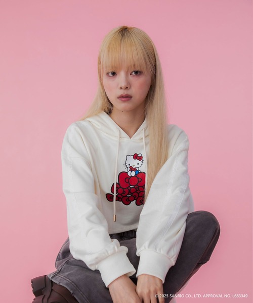 sanrio（サンリオ） パーカー 「HELLO KITTY」ハローキティコラボ
