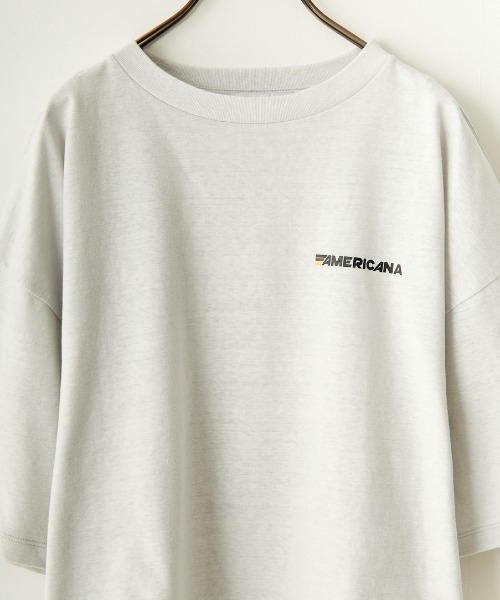 「AMERICANA」 7分袖カットソー F ホワイト レディース_画像6