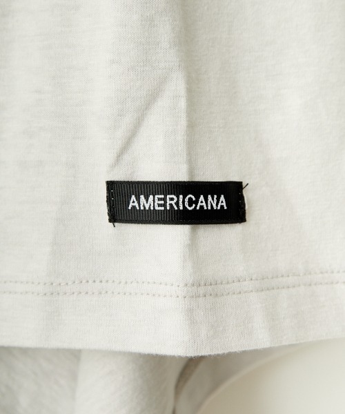 「AMERICANA」 7分袖カットソー F ホワイト レディース_画像9