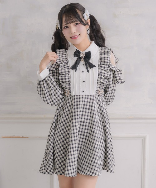 ROJITA（ロジータ） ワンピース ヨークフリルドーリーワンピース