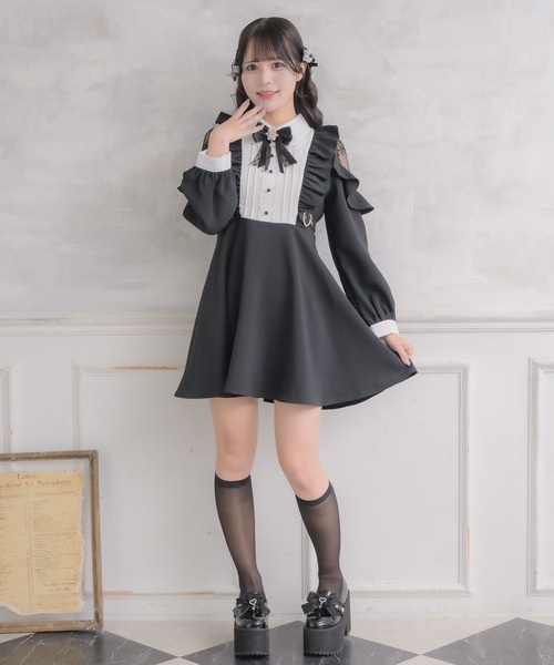 ROJITA（ロジータ） ワンピース ヨークフリルドーリーワンピース