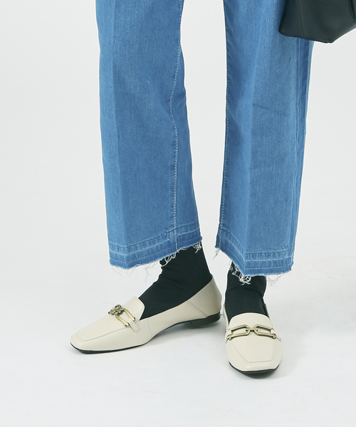 「PICHE ABAHOUSE」 シューズ 38 アイボリー レディース_画像7