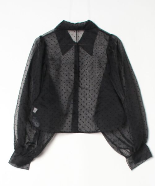 「U by SPICK&SPAN」 長袖シャツ FREE ブラック レディース_画像2