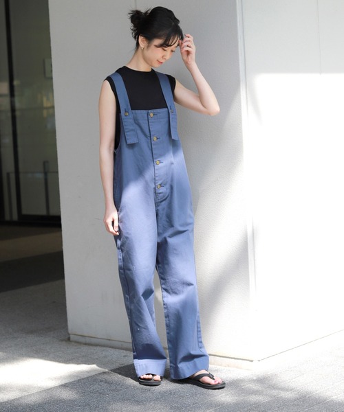 Lee（リー） オーバーオール 36 ネイビー レディース : ZOZOTOWN Yahoo