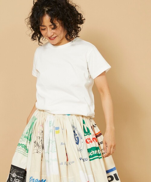 「Freada」 半袖Tシャツ MEDIUM ホワイト レディース_画像3