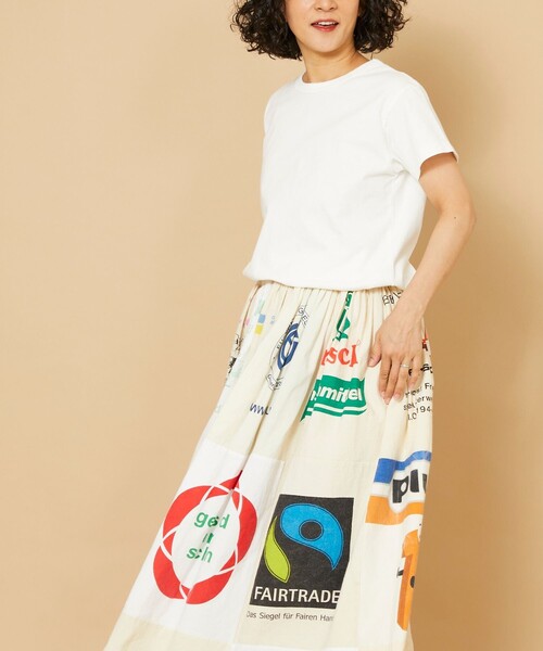 「Freada」 半袖Tシャツ MEDIUM ホワイト レディース_画像5