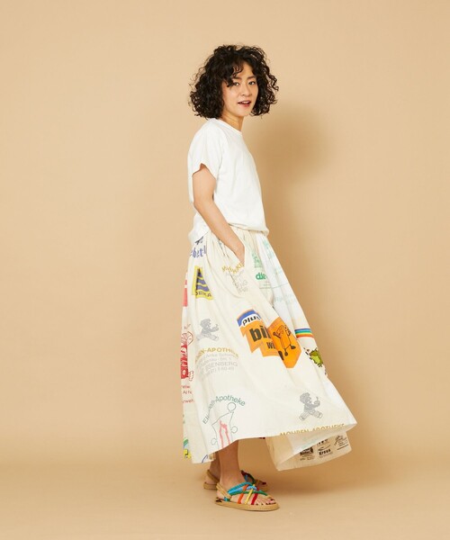 「Freada」 半袖Tシャツ MEDIUM ホワイト レディース_画像6