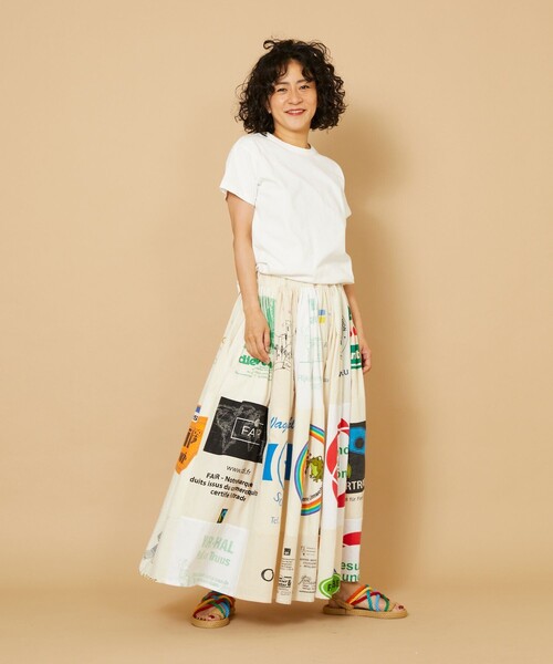 「Freada」 半袖Tシャツ MEDIUM ホワイト レディース_画像8