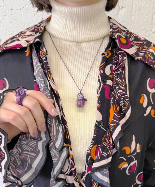 ANNA SUI（アナスイ） ネックレス 招き猫モチーフ ネックレス 