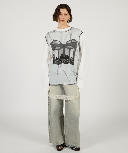 PRANK PROJECT（プランクプロジェクト） tシャツ チュールビスチェ