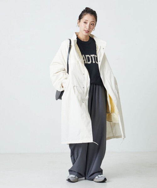 FREAK'S STORE（フリークスストア） モッズコート フリ- オフホワイト