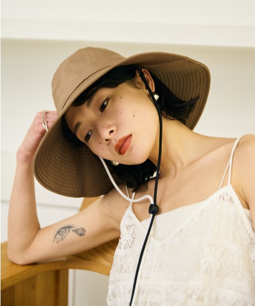 AIC. 帽子 ハット uvカット 紫外線カット UVカットワイドブリムハット