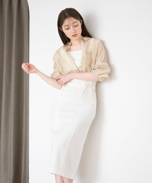 「MISCH MASCH」 スカート SMALL ホワイト レディース_画像3