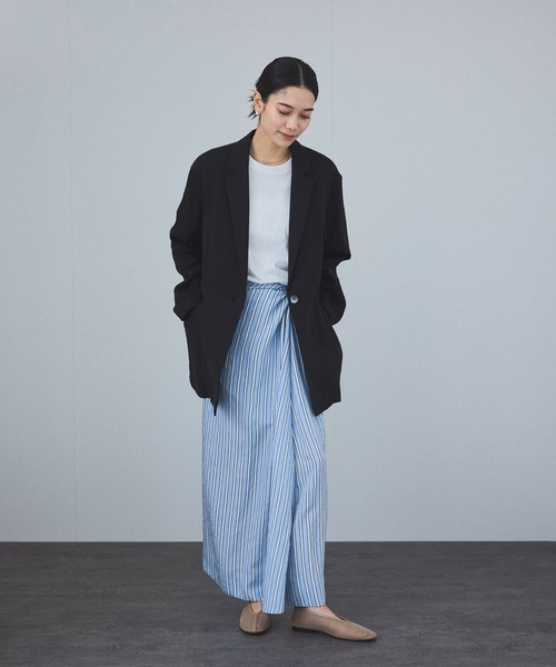 「SALON adam et rope'」 ジャケット FREE オフホワイト レディース_画像2