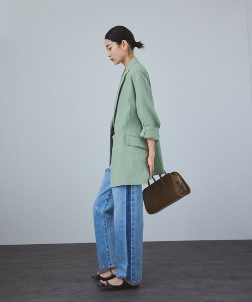 「SALON adam et rope'」 ジャケット FREE オフホワイト レディース_画像3