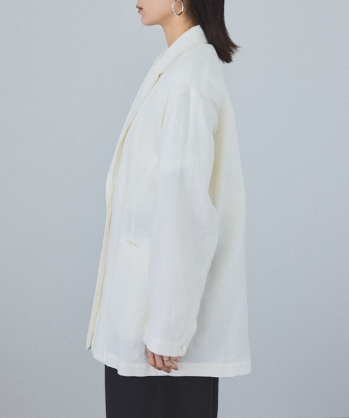 「SALON adam et rope'」 ジャケット FREE オフホワイト レディース_画像9