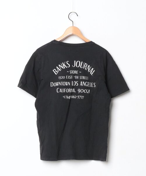 「BANKS」 ワンポイント半袖Tシャツ M ブラック メンズ_画像2