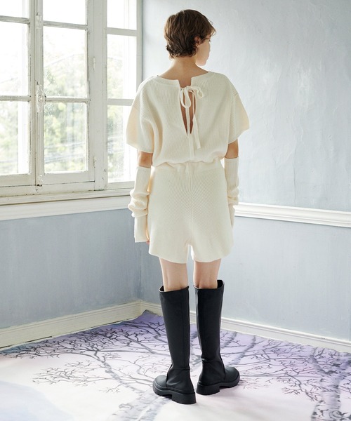 「w closet」 オールインワン FREE ベージュ レディース_画像3