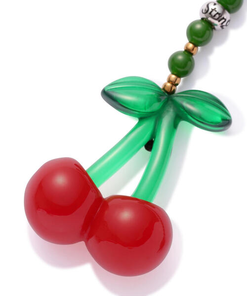 チャーム String Ting/ストリングティング/Cherry Drop Jade bag Charm レディース メンズの画像