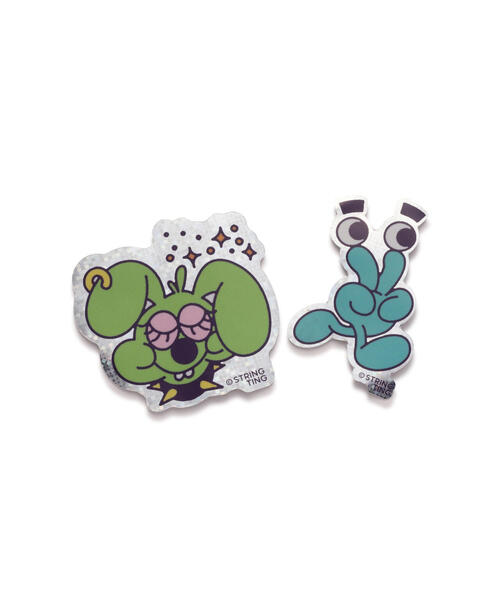 チャーム String Ting/ストリングティング/Cherry Drop Jade bag Charm レディース メンズの画像