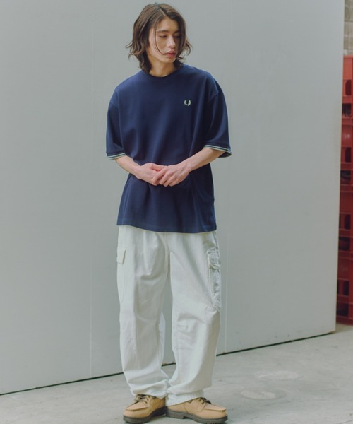 別注 FRED PERRY × Ray BEAMS オーバー Tシャツ 鹿の子 別注 FRED PERRY × Ray BEAMS オーバー Tシャツ 鹿の子｜Yahoo!フリマ