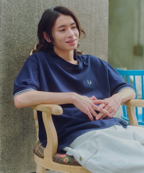 FRED PERRY（フレッドペリー） tシャツ 半袖 別注 ツインティップ
