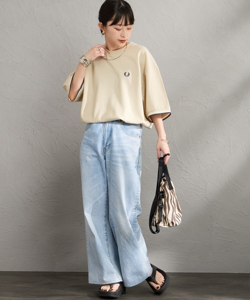 FRED PERRY（フレッドペリー） tシャツ 半袖 別注 ツインティップ