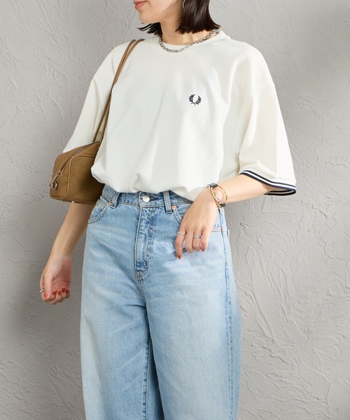 FRED PERRY（フレッドペリー） tシャツ 半袖 別注 ツインティップ