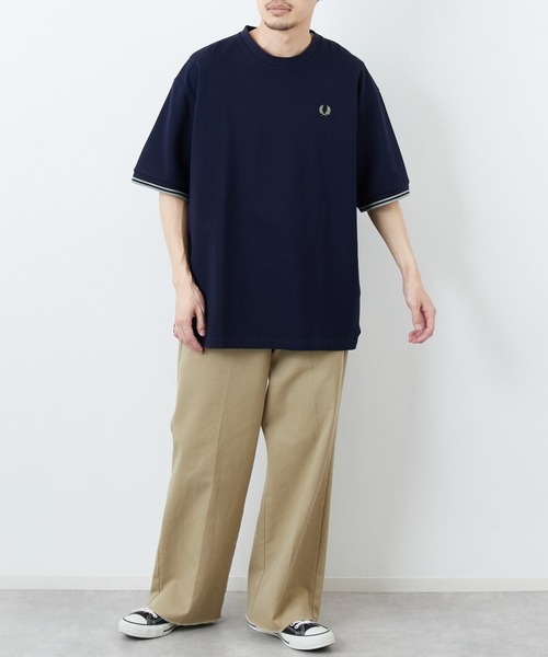 FRED PERRY（フレッドペリー） tシャツ 半袖 別注 ツインティップ