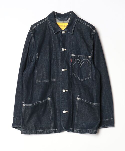 別注【LEVI’S/リーバイス】デニムジャケット Levi's（リーバイス） デニムジャケット S ネイビー メンズ : ZOZOTOWN