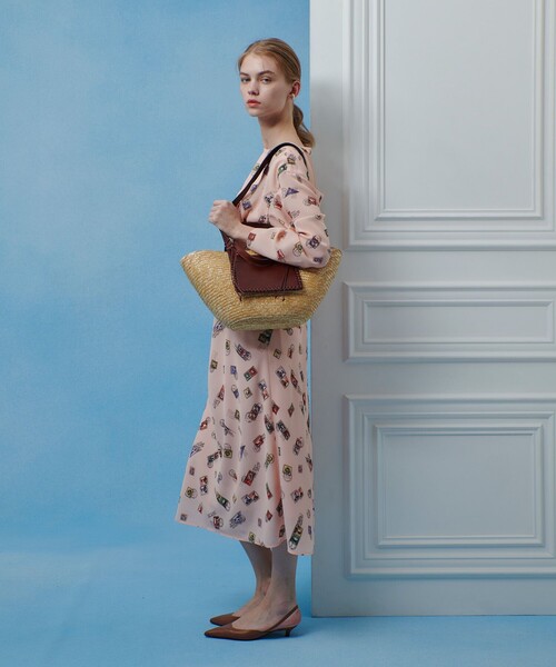 ワンピース 「LOULOU WILLOUGHBY」レタープリントワンピース_7