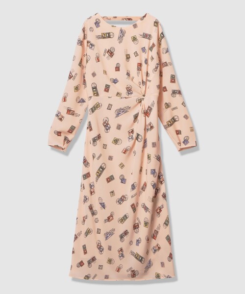 ワンピース 「LOULOU WILLOUGHBY」レタープリントワンピース_11